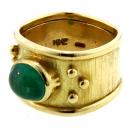 Cabochon Emerald Right Hand Ring 4