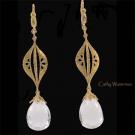 22 Ct Drop Earrings By &Quot;Cathy Waterman&Quot; 2