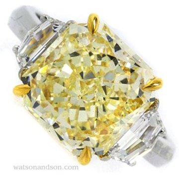 Fancy Yellow Diamond Ring 1