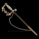 Victorian Jabot Sword Pin 2