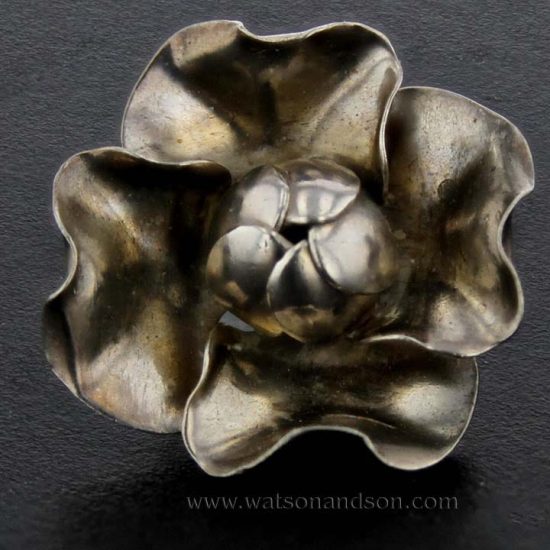 Sterling Silver Flower Buttons 2