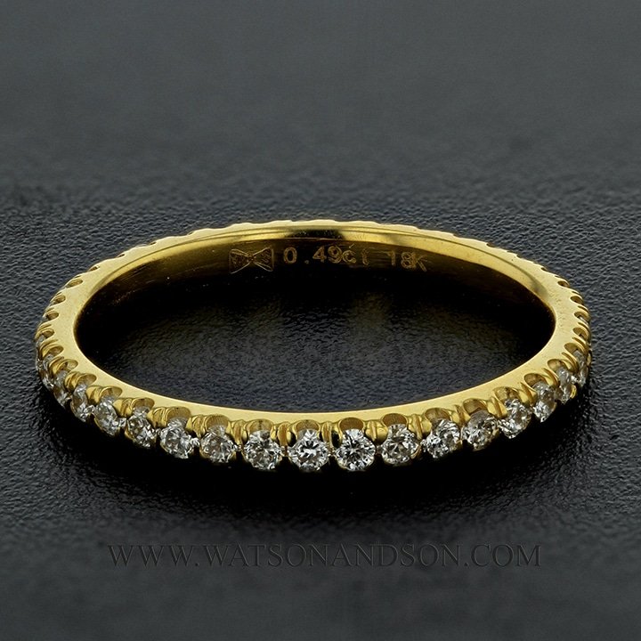 Gold Diamond Eternity Ring • Watson & Son, Inc.