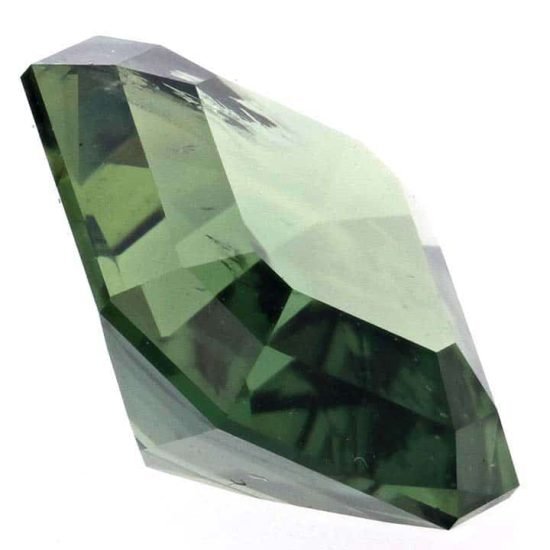 Emerald Cut Green Natural Sapphire - September Birth Stone 3