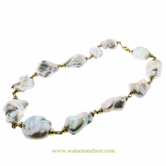 South Sea Baroque Pearl Necklace 2
