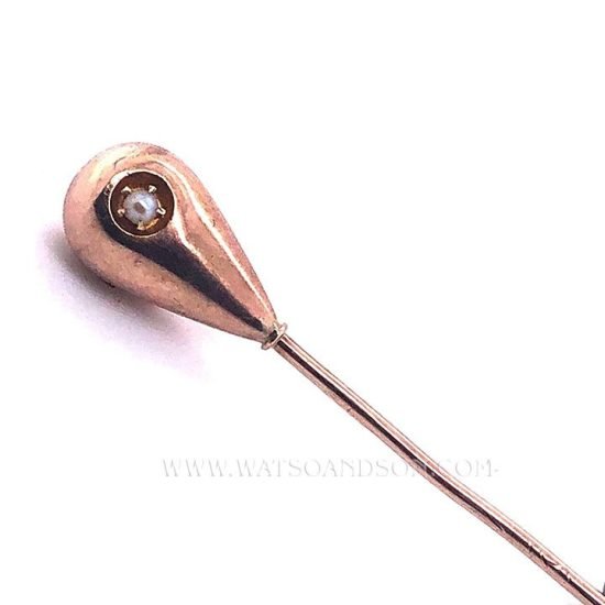 Rose Gold Victorian Stick Pin 1