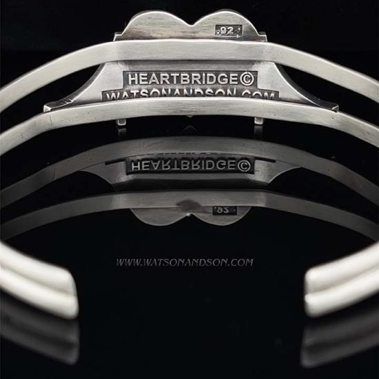 Heartbridge Silver Cuff Bracelet 6