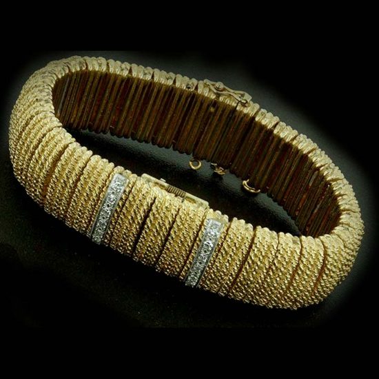 Yellow Gold Covered Bracelet Watch 1