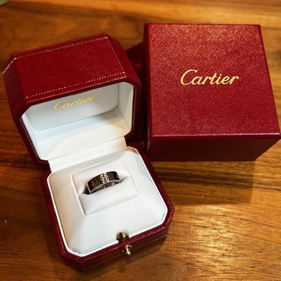 Cartier Love Ring In White Gold 3