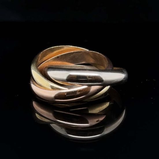 Cartier Trinity Rolling Ring In 3 Colors 2