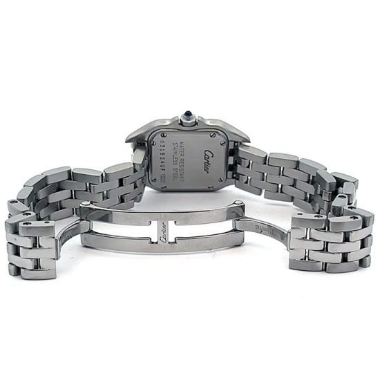 Cartier Ladies Panther Stainless Steel Bracelet Watch - Image 7