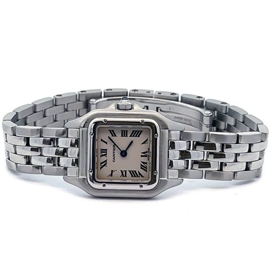 Cartier Ladies Panther Stainless Steel Bracelet Watch