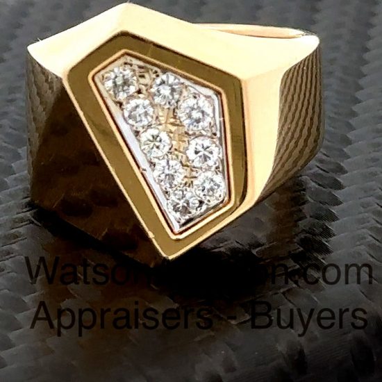 Pave Diamond Pinky Ring