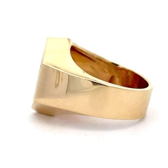 Pave Diamond Pinky Ring - Image 5