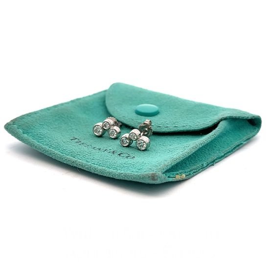 Tiffany Bubble Diamond Earrings In Platinum - Image 6