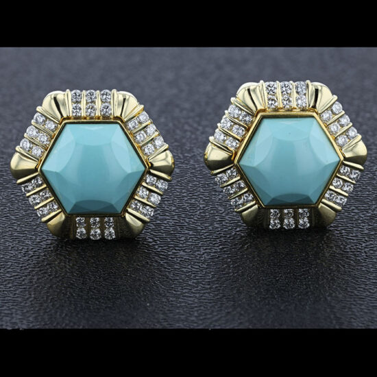 Inter Changeable Diamond And Gem Clip Earrings Gemlok 5