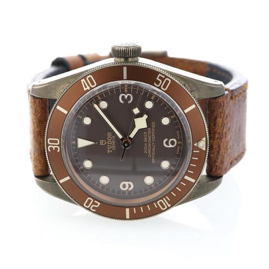 Tudor Heritage Black Bay 79250Bm Automatic Brown Dial Strap Watch 1