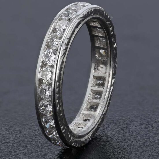 Platinum Diamond Wedding Band 1