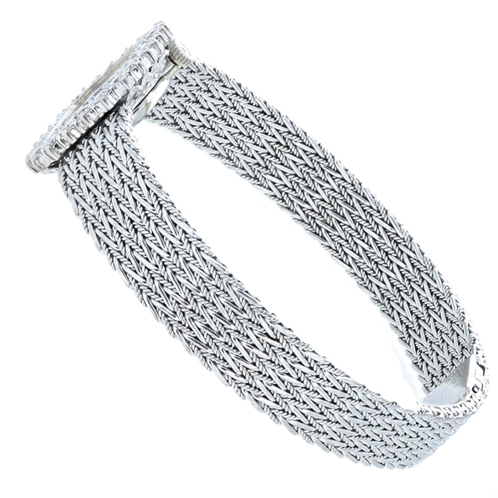 Vacheron &Amp; Constantin 18K White Gold Diamond Bracelet Watch With Lapis Lazuli Dial 3 Vacheron &Amp; Constantin 18K White Gold Diamond Bracelet Watch With Lapis Lazuli Dial - Image 3