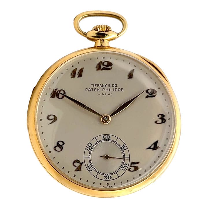 Tiffany &Amp; Co. By Patek Philippe 18K Yellow Gold Pocket Watch, Circa 1951 1 Tiffany &Amp; Co. By Patek Philippe 18K Yellow Gold Pocket Watch, Circa 1951