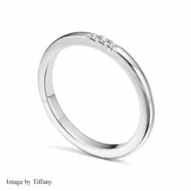 Tiffany &Amp; Co. Forever Diamond Wedding Band Ring In Platinum