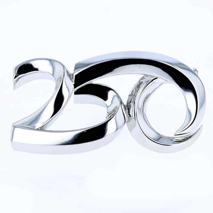 250 Years Of Independence Sterling Silver Ribbon Pin — Designed By Watson &Amp; Son 1 250 Years Of Independence Sterling Silver Ribbon Pin — Designed By Watson &Amp; Son