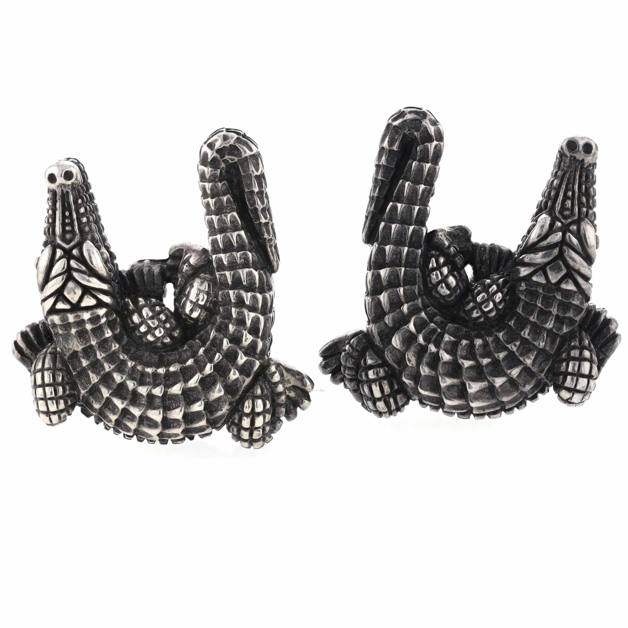 Barry Kieselstein-Cord Sterling Silver Alligator Clip Earrings 1 Barry Kieselstein-Cord Sterling Silver Alligator Clip Earrings