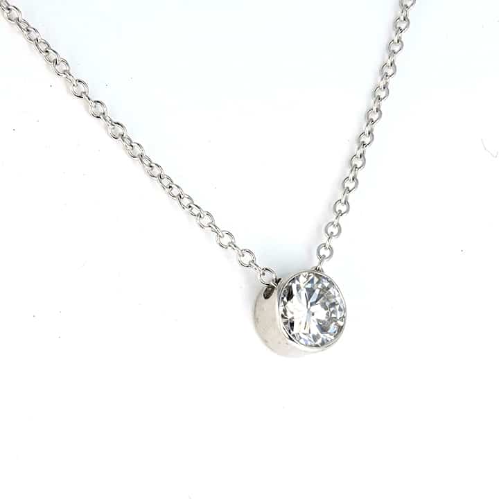The Rare One — Gia Certified 1.01 Ct D Color Natural Diamond Pendant In 18K White Gold 2 The Rare One — Gia Certified 1.01 Ct D Color Natural Diamond Pendant In 18K White Gold - Image 2