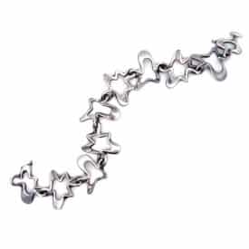 Georg Jensen Henning Koppel Sterling Silver “Splash” Bracelet No. 88B, Circa 1960S