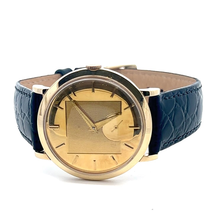 Movado 14K Yellow Gold Automatic Watch — Circa 1954 1 Movado 14K Yellow Gold Automatic Watch — Circa 1954