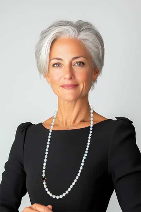 47&Quot; White Baroque South Sea Pearl Endless Necklace With Antique-Style Japanese Shakudō Gold Oak Leaf Bead 5 47&Quot; White Baroque South Sea Pearl Endless Necklace With Antique-Style Japanese Shakudō Gold Oak Leaf Bead - Image 5